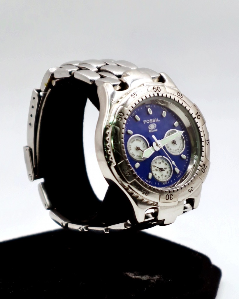 [WALLAPOP-1286408839] Fossil Blue Starmaster BQ9018 vintage · azul 41 mm