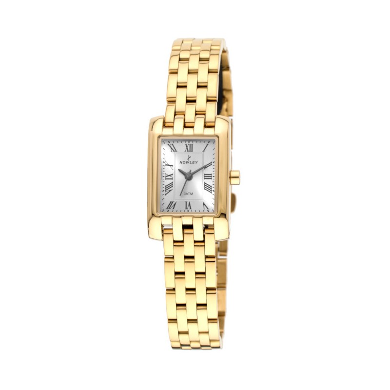 [WALLAPOP-1311160901] Nowley mujer · dorado rectangular 19 × 29 mm