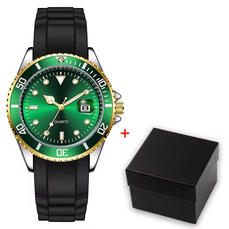 [WALLAPOP-1274439935] TPW · estilo diver verde con silicona 40 mm