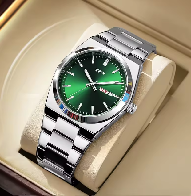 [WALLAPOP-1306154029] TPW · Reloj Estilo PRX 40mm Verde y Acero
