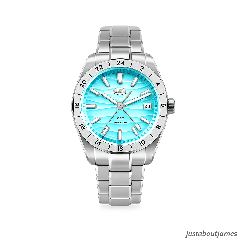 [WALLAPOP-1279218751] HeroForce HF5056 GMT · Turquesa 42 mm