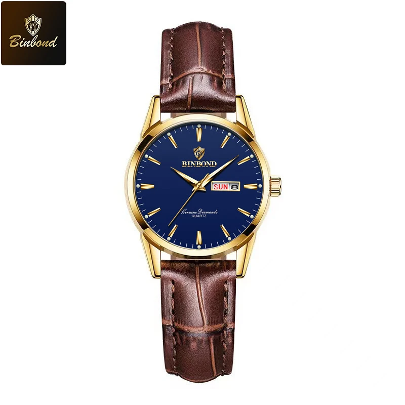 [WALLAPOP-1252228874] Binbond · azul oscuro y dorado 28 mm